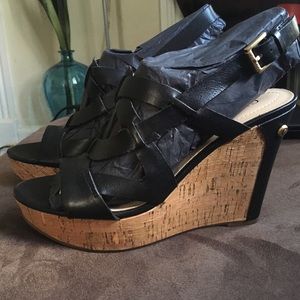 Guess Black Wedge